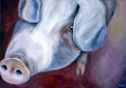 Mutterschwein | Öl | 2006 | Irmingard Gebert